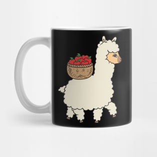 Alpaca with basket Mug